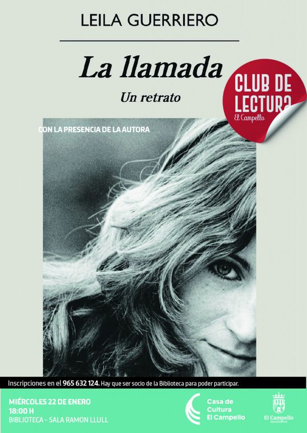 La Llamada Club de lectura programacion cultural el campello enero 2025