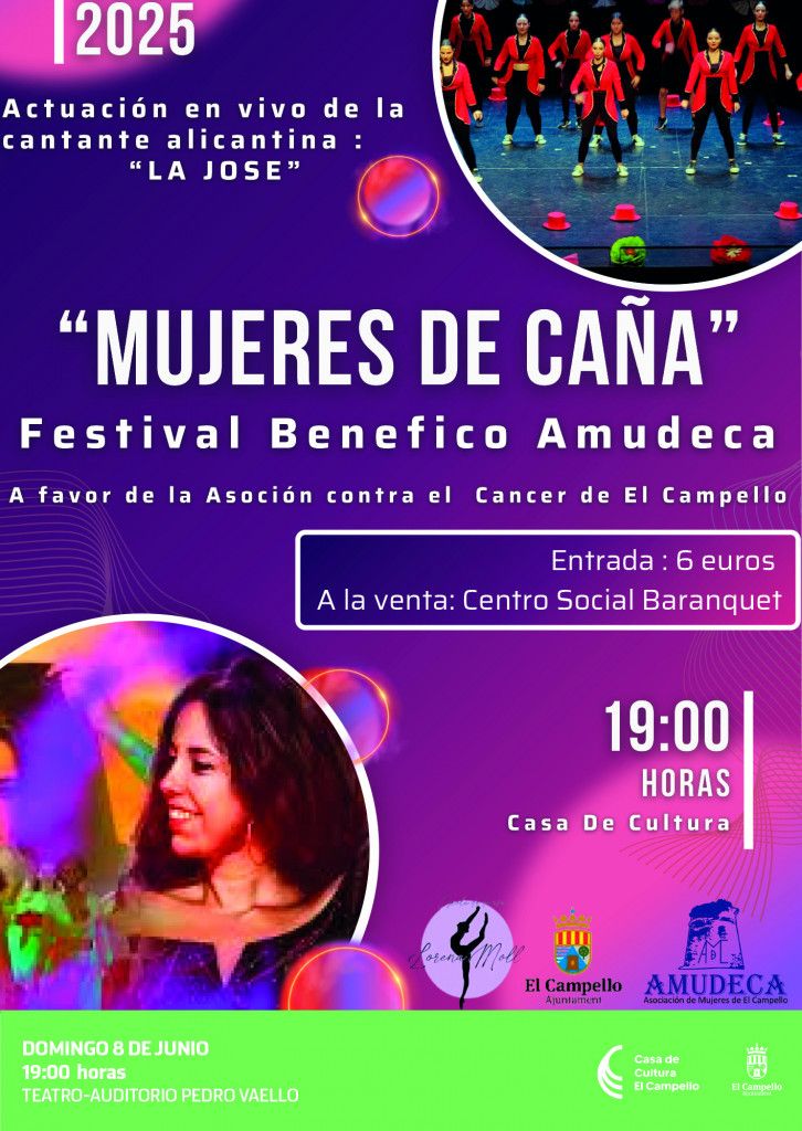 festival benefico amudeca jardin teatro agenda cultural el campello