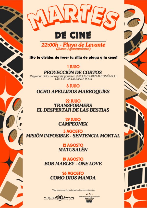 cine verano santa pola 2025