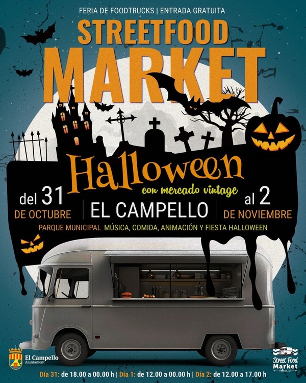 Alacant Streetfood market halloween 2025 el campello