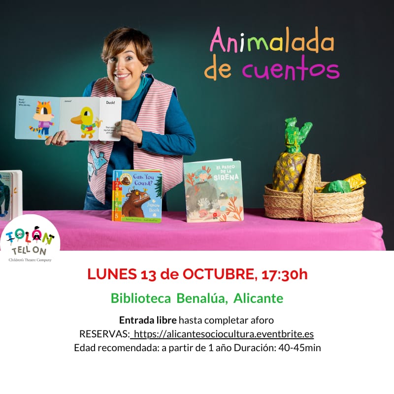 cuentacuentos tolon tell on alicante animalada de cuentos