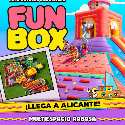 FunBox Alicante 2026 parque hinchable más grande del mundo