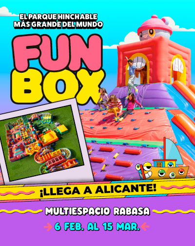 FunBox Alicante 2026 parque hinchable más grande del mundo