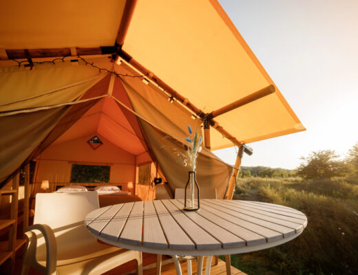 disfrutar del glamping con niños
