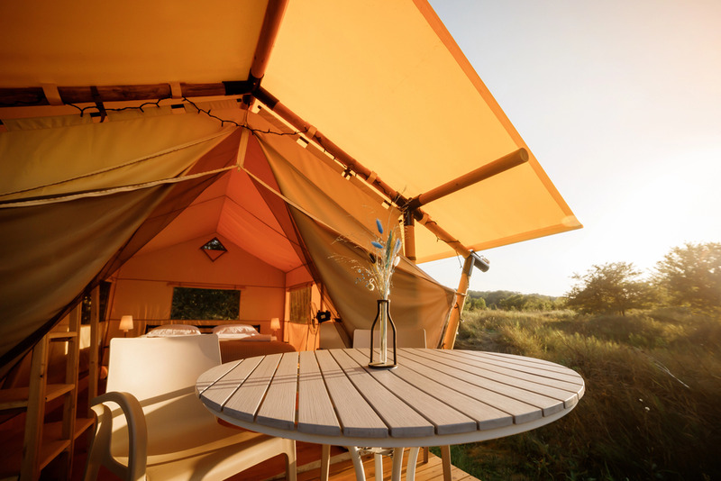disfrutar del glamping con niños