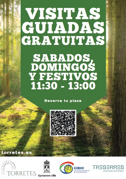 visitas guiadas gratuitas jardin botanico torretes ibi 2026